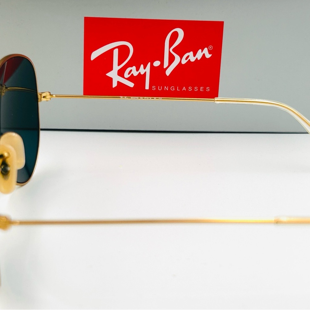 Beautiful Ray-Ban Aviator RB3025 Red Flash Lens Matte Gold 58-135 112/69 - Picture 12 of 17